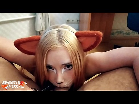 ❤️ Kitsune ngelek kontol jeung cum dina sungut nya ❤️ porno di urang ☑